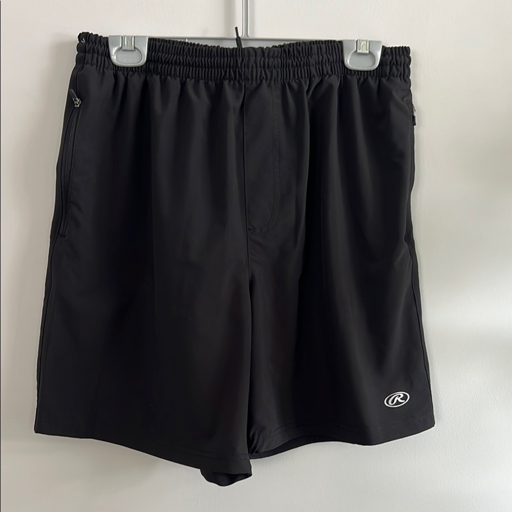 Black Athletic Men's Shorts